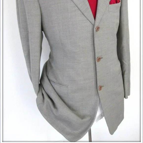 CANALI PROPOSTA MEN SPORT JACKET 100% WOOL MADE IN ITALY SIZE US 40R